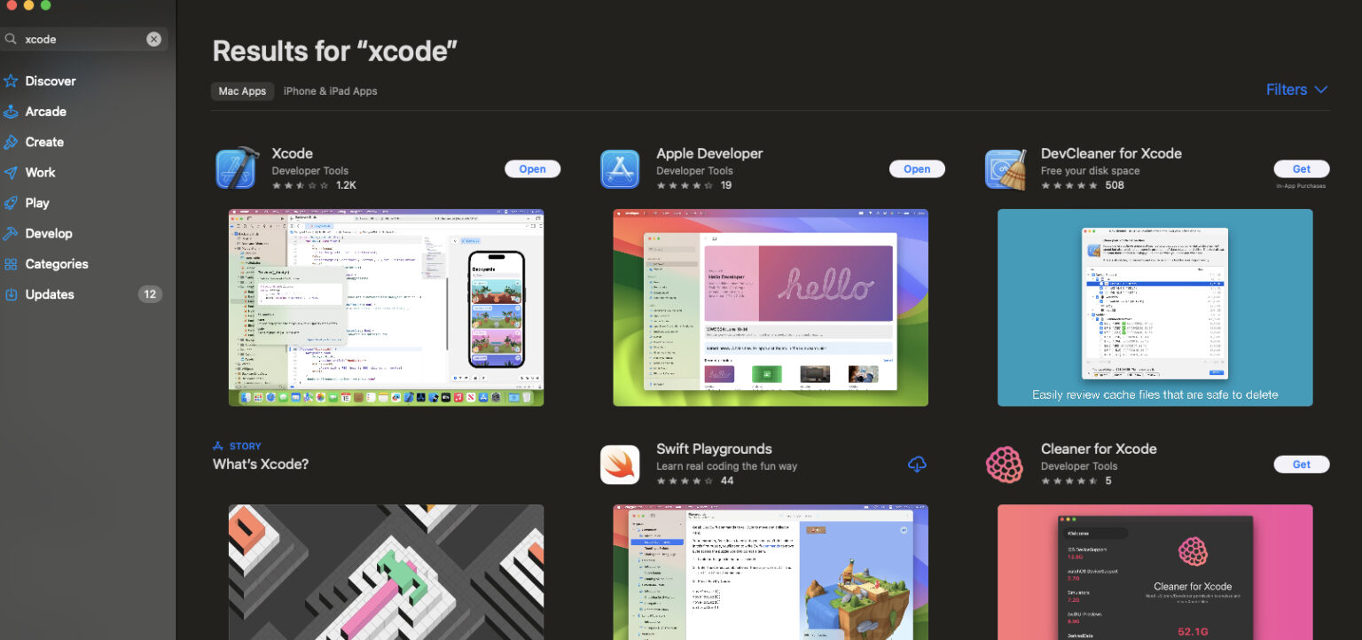 Como descargar e instalar XCode en un Mac
